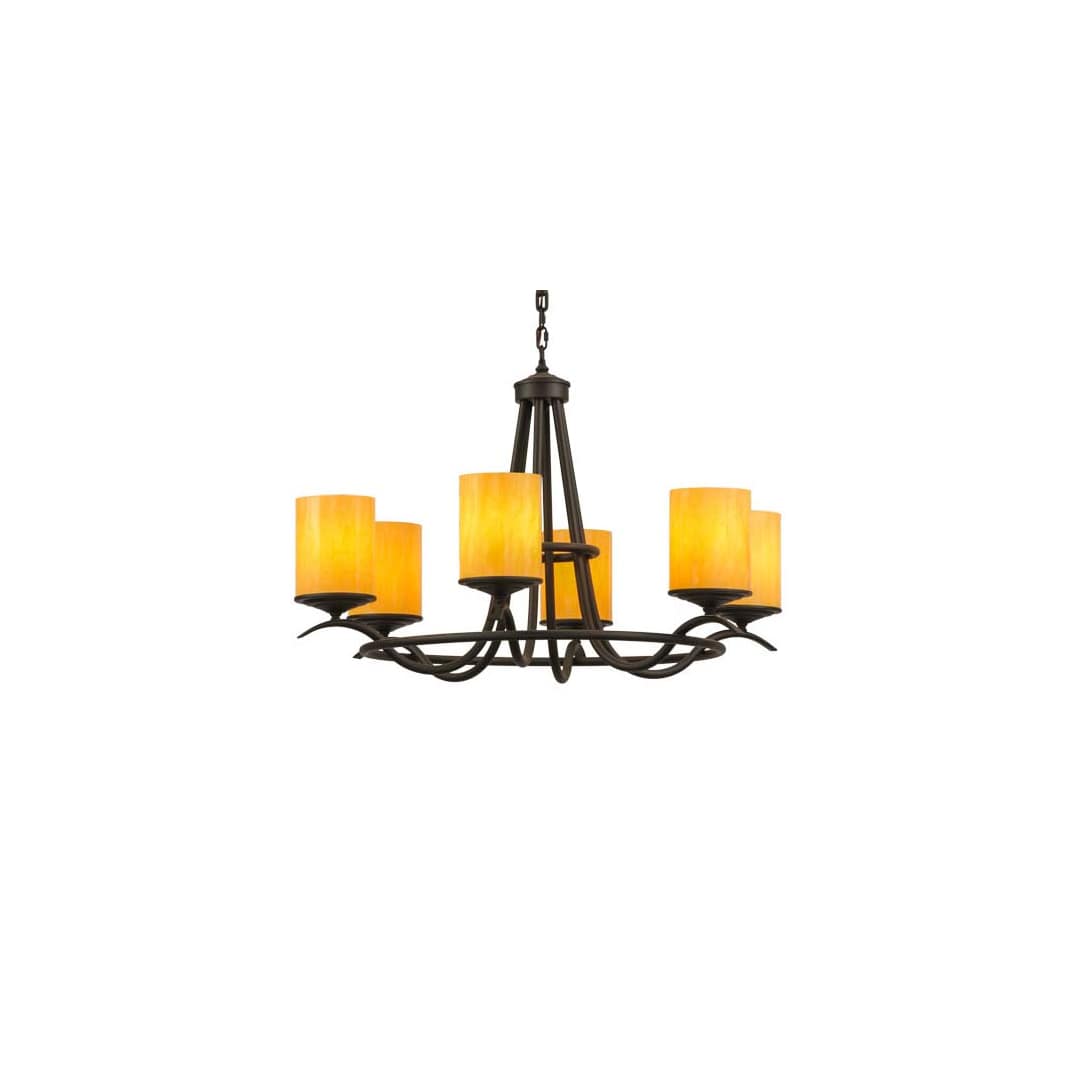 Octavia 6 Light 39" Wide Ring Chandelier