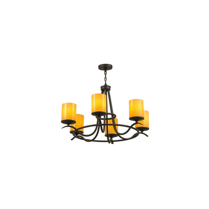 Octavia 6 Light 39" Wide Ring Chandelier