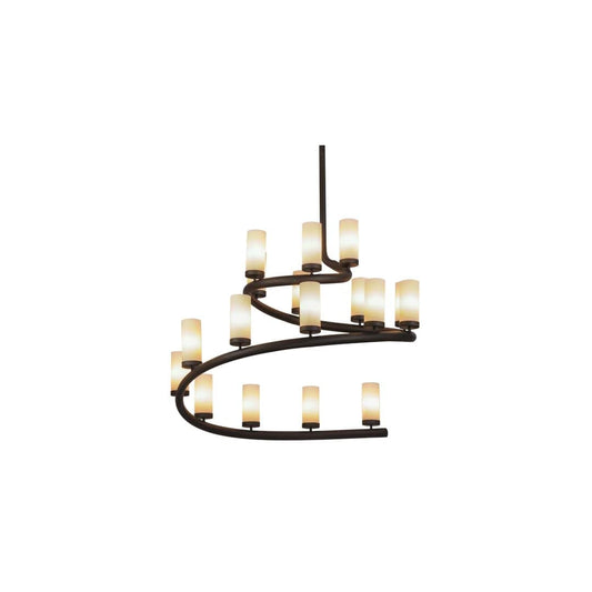 French Horn 17 Light 60" Wide Chandelier