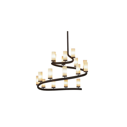French Horn 17 Light 60" Wide Chandelier
