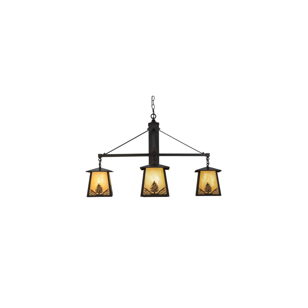 Mountain Pine 4 Light 38" Wide Chandelier