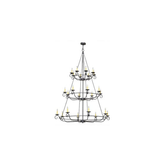 Estrella 24 Light 60" Wide Taper Candle Style Chandelier