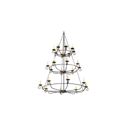 Estrella 24 Light 60" Wide Taper Candle Style Chandelier