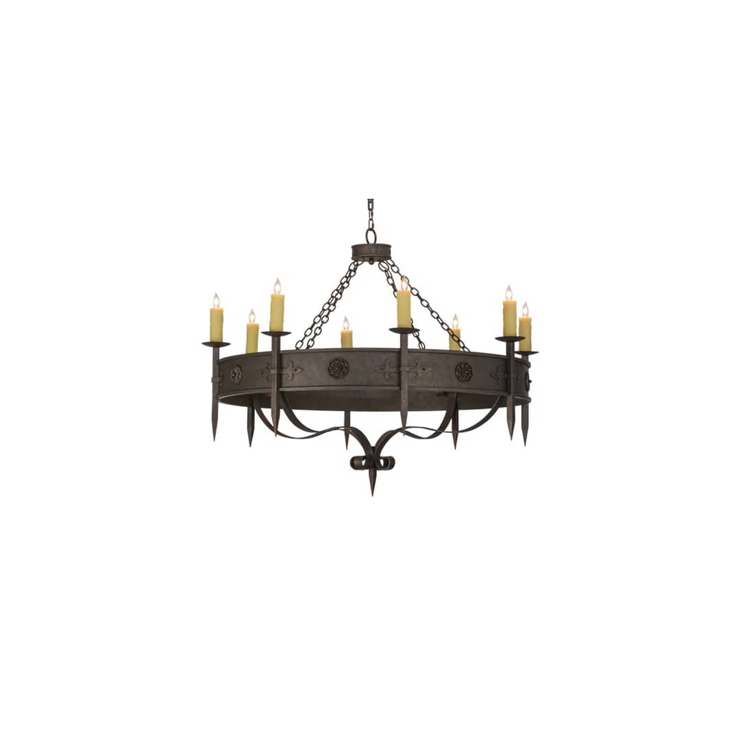 Calandra 8 Light 54" Wide Taper Candle Style Chandelier