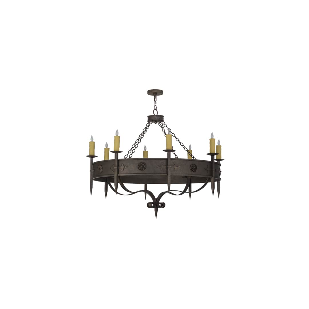 Calandra 8 Light 54" Wide Taper Candle Style Chandelier