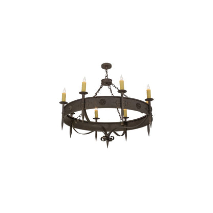 Calandra 8 Light 54" Wide Taper Candle Style Chandelier