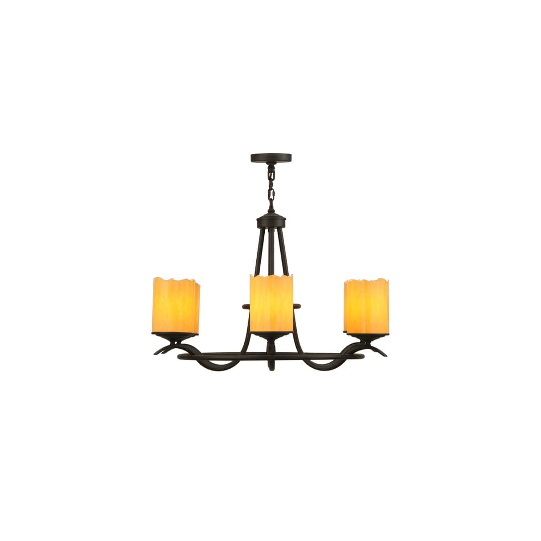 Octavia 6 Light 39" Wide Pillar Candle Ring Chandelier