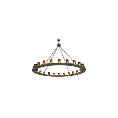 Loxley 24 Light 72" Wide Ring Chandelier