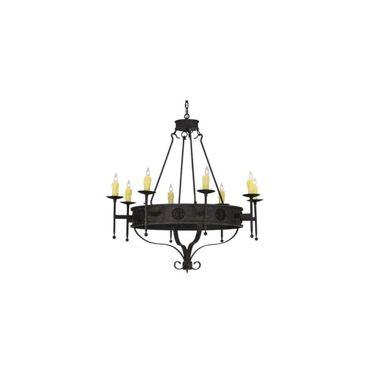 Lorenzo 8 Light 42" Wide Taper Candle Style Chandelier