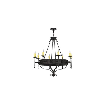 Lorenzo 8 Light 42" Wide Taper Candle Style Chandelier