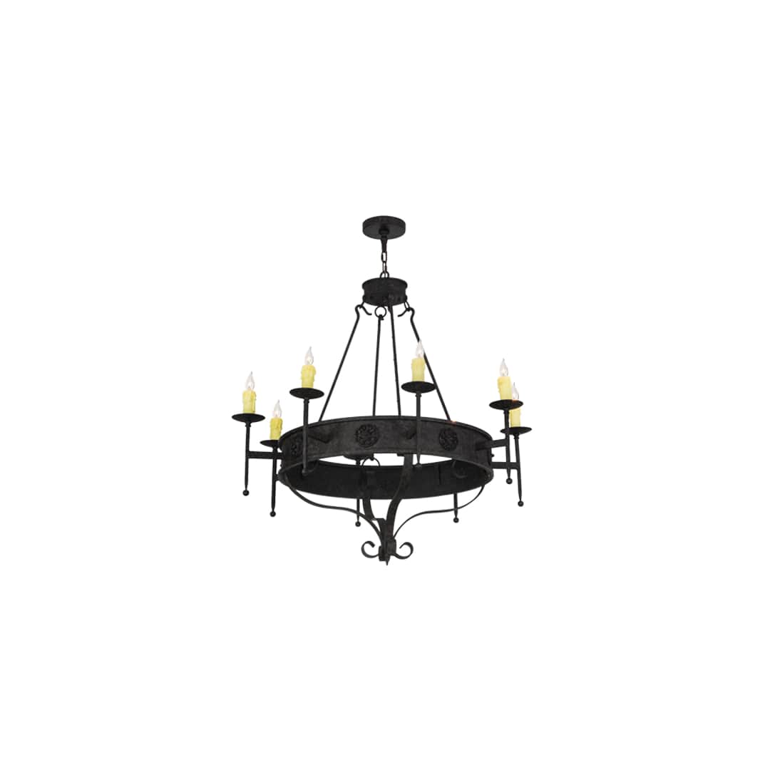 Lorenzo 8 Light 42" Wide Taper Candle Style Chandelier