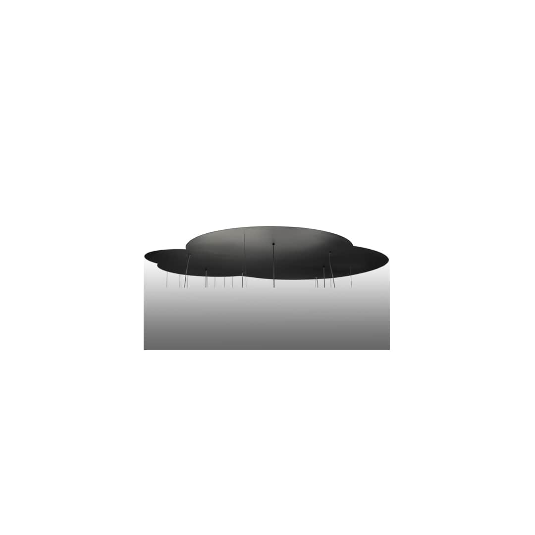Anillo Tilt 84" Wide Abstract Multi Light Pendant