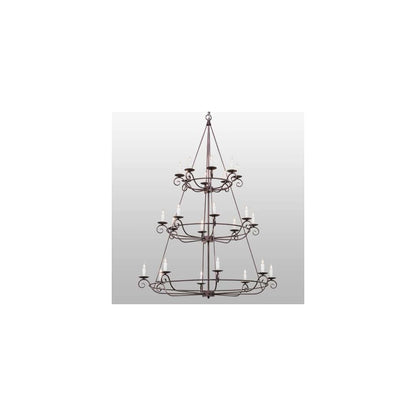 Estrella 24 Light 60" Wide Taper Candle Style Chandelier