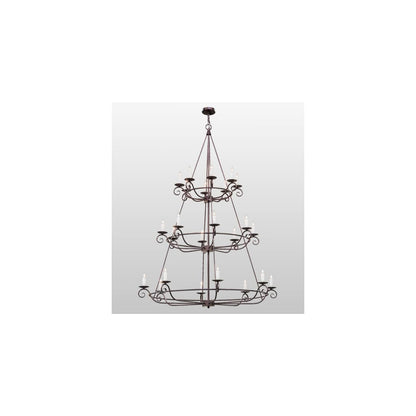 Estrella 24 Light 60" Wide Taper Candle Style Chandelier