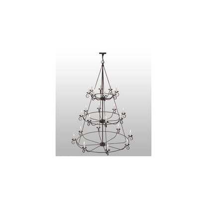 Estrella 24 Light 60" Wide Taper Candle Style Chandelier
