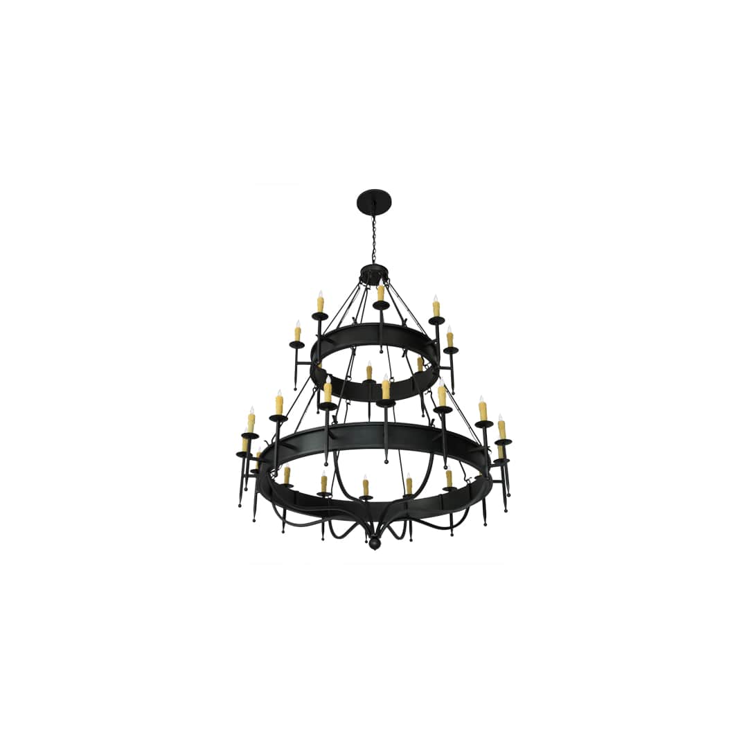 Marta 24 Light 72" Wide Taper Candle Style Chandelier