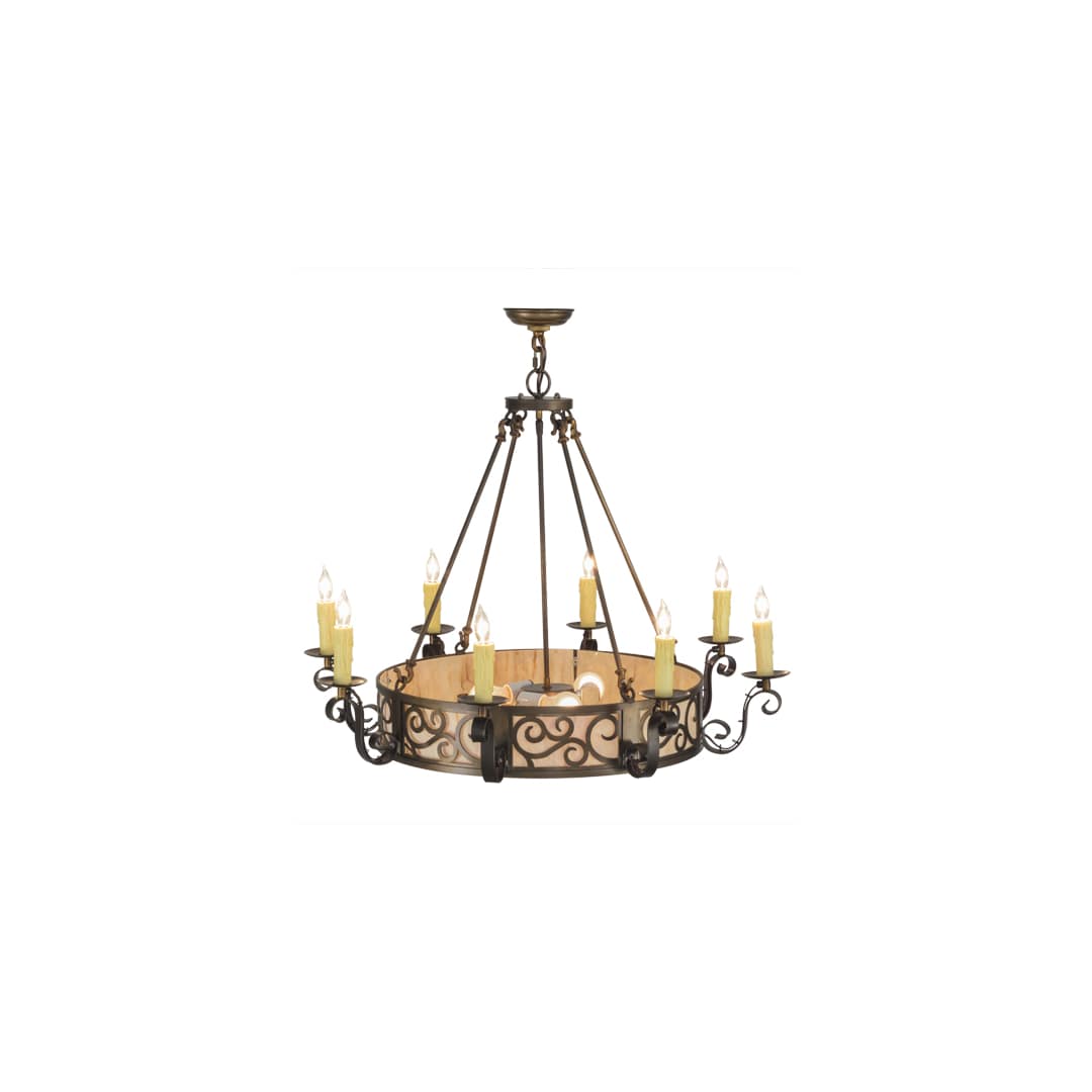Delano 8 Light 36" Wide Taper Candle Style Chandelier