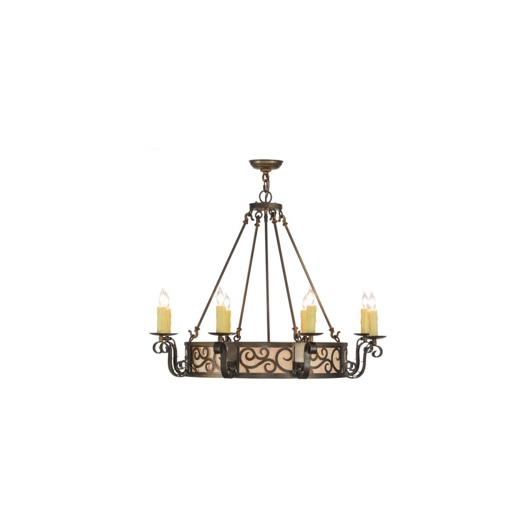 Delano 8 Light 36" Wide Taper Candle Style Chandelier