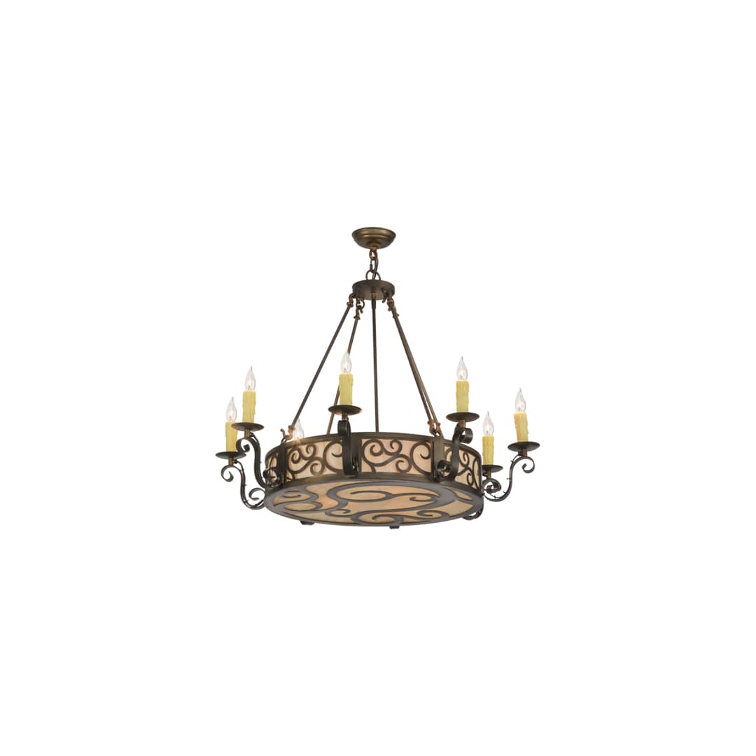 Delano 8 Light 36" Wide Taper Candle Style Chandelier