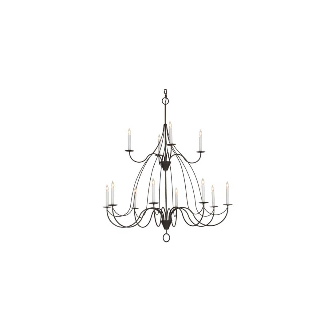 Polonaise 12 Light 48" Wide Taper Candle Style Chandelier