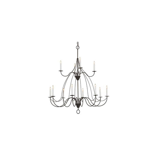 Polonaise 12 Light 48" Wide Taper Candle Style Chandelier