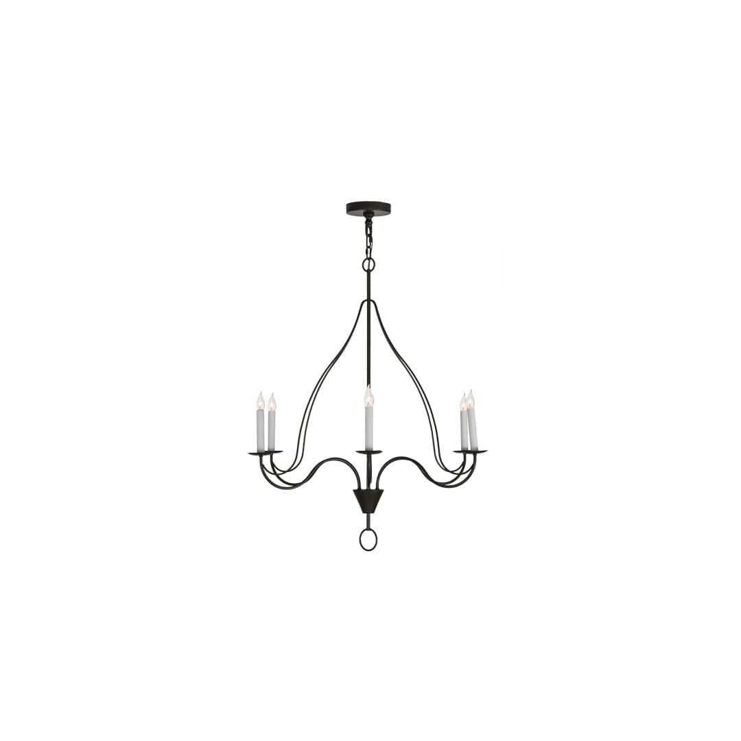 Polonaise 6 Light 36" Wide Taper Candle Style Chandelier