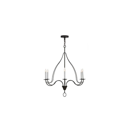 Polonaise 6 Light 36" Wide Taper Candle Style Chandelier