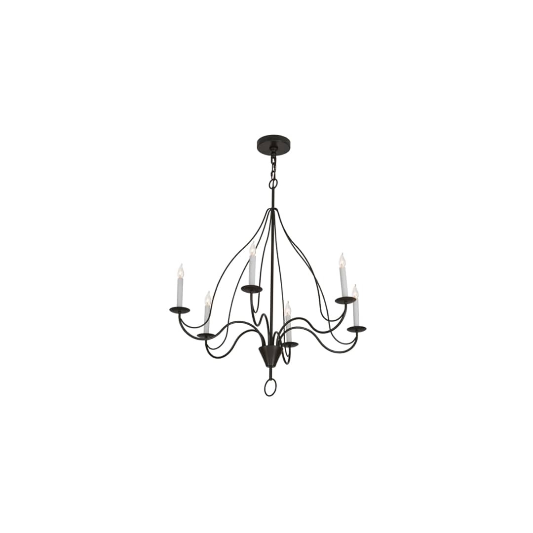Polonaise 6 Light 36" Wide Taper Candle Style Chandelier