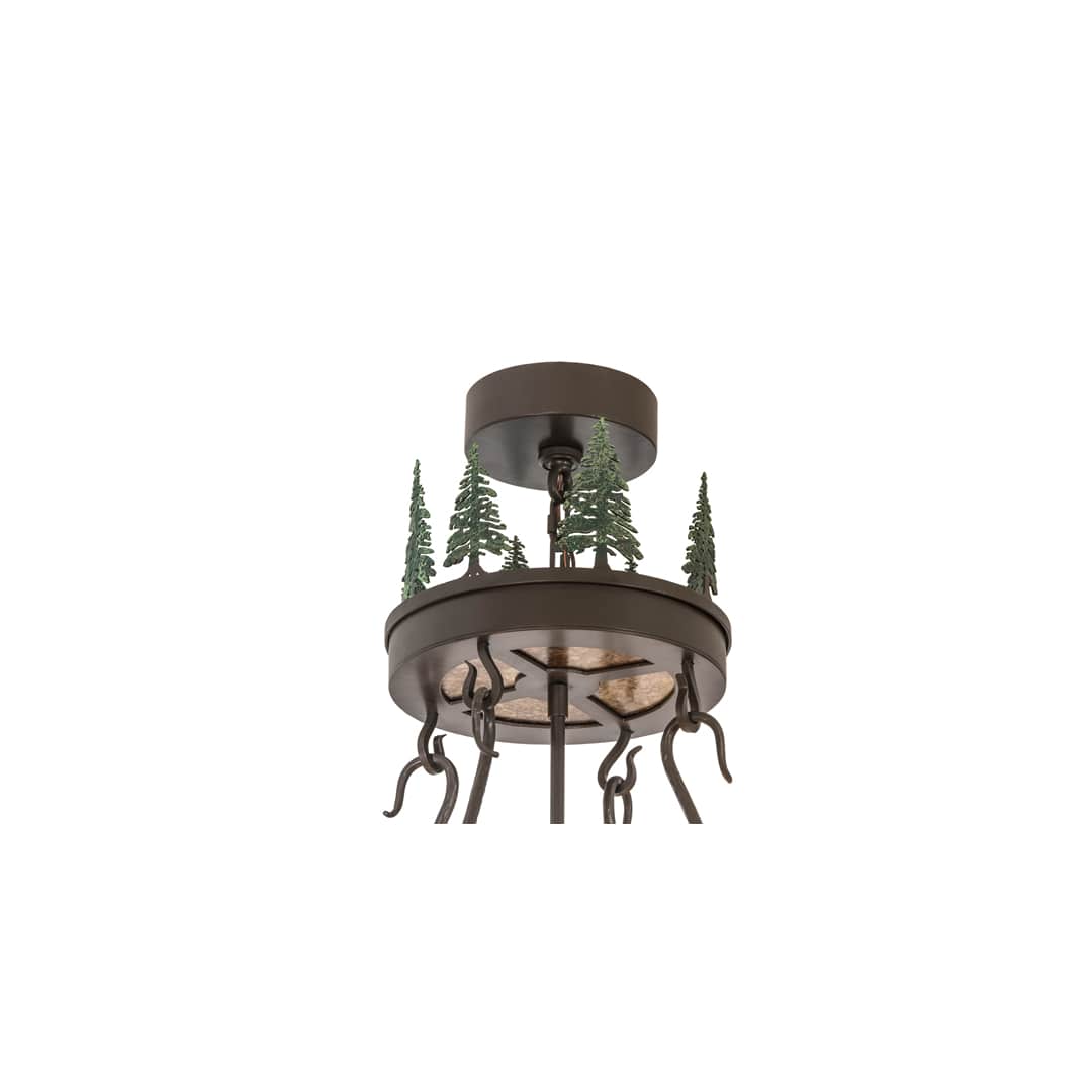 Bear in the Woods 12 Light 72" Wide Pendant