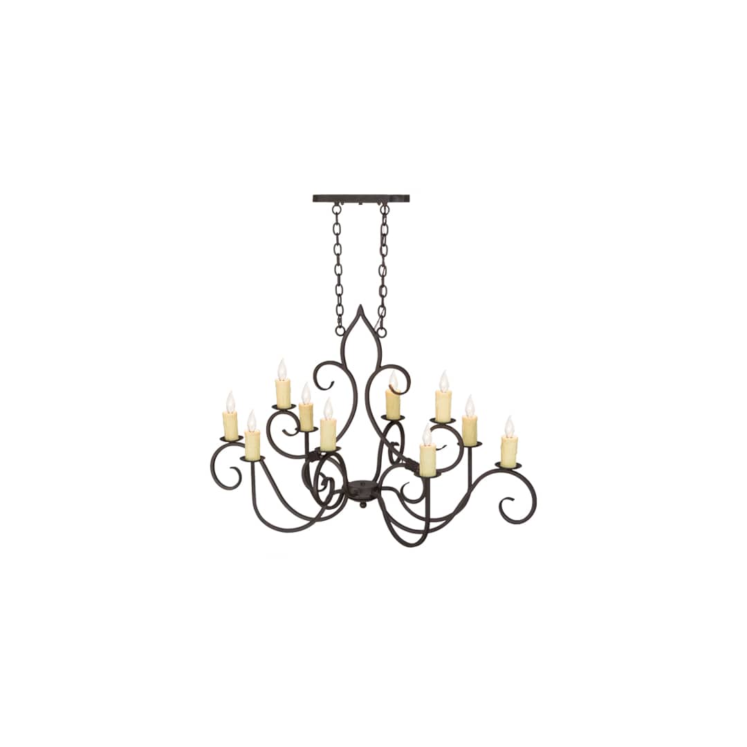 Clifton 10 Light 48" Wide Taper Candle Style Chandelier