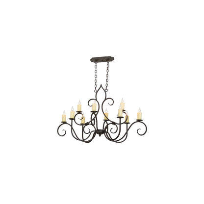Clifton 10 Light 48" Wide Taper Candle Style Chandelier