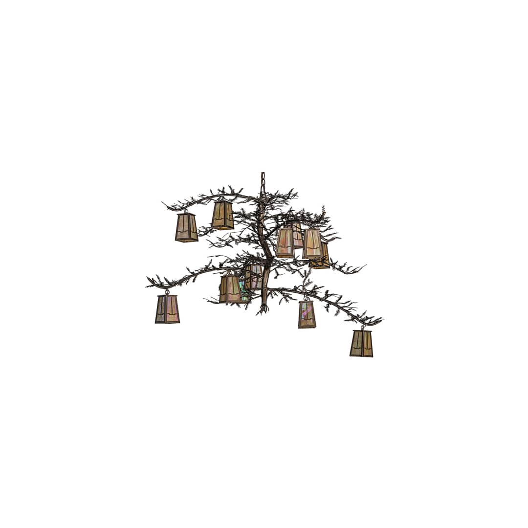 Pine Branch Valley View 12 Light 54" Wide Chandelier