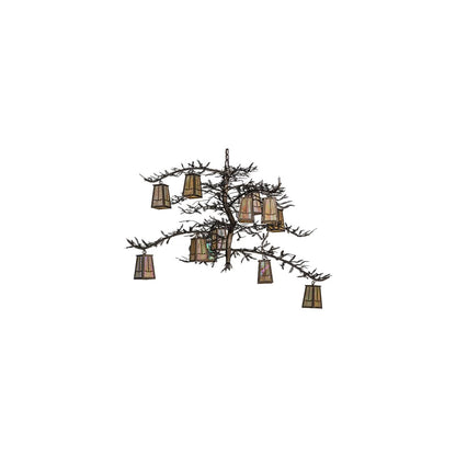 Pine Branch Valley View 12 Light 54" Wide Chandelier