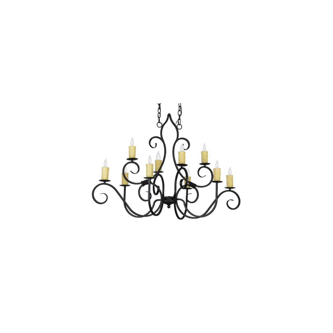 Clifton 10 Light 26" Wide Taper Candle Style Chandelier