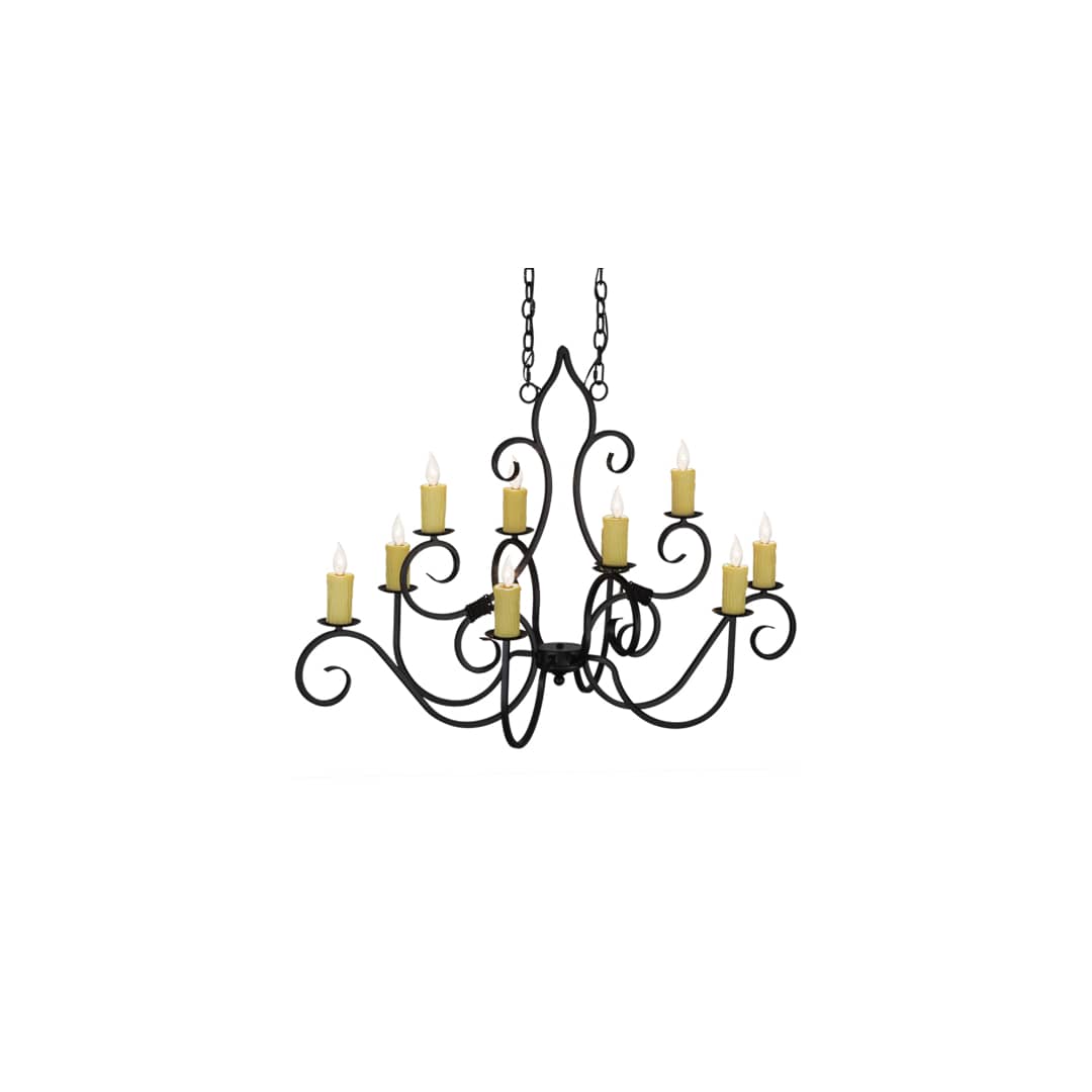 Clifton 10 Light 26" Wide Taper Candle Style Chandelier