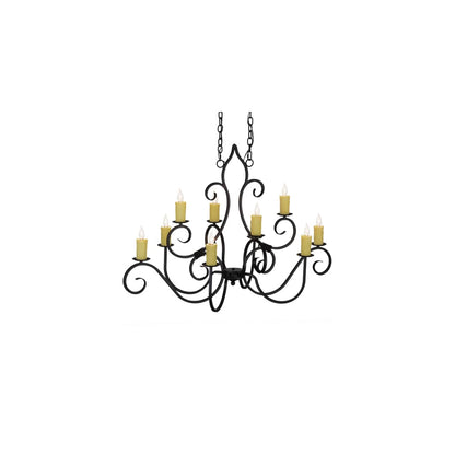 Clifton 10 Light 26" Wide Taper Candle Style Chandelier