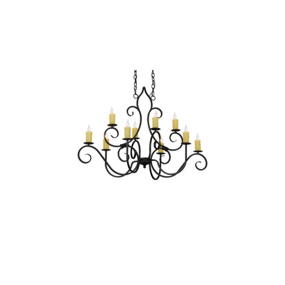 Clifton 10 Light 26" Wide Taper Candle Style Chandelier