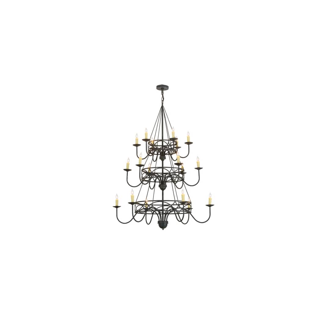 Polonella 18 Light 48" Wide Taper Candle Style Chandelier