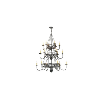 Polonella 18 Light 48" Wide Taper Candle Style Chandelier