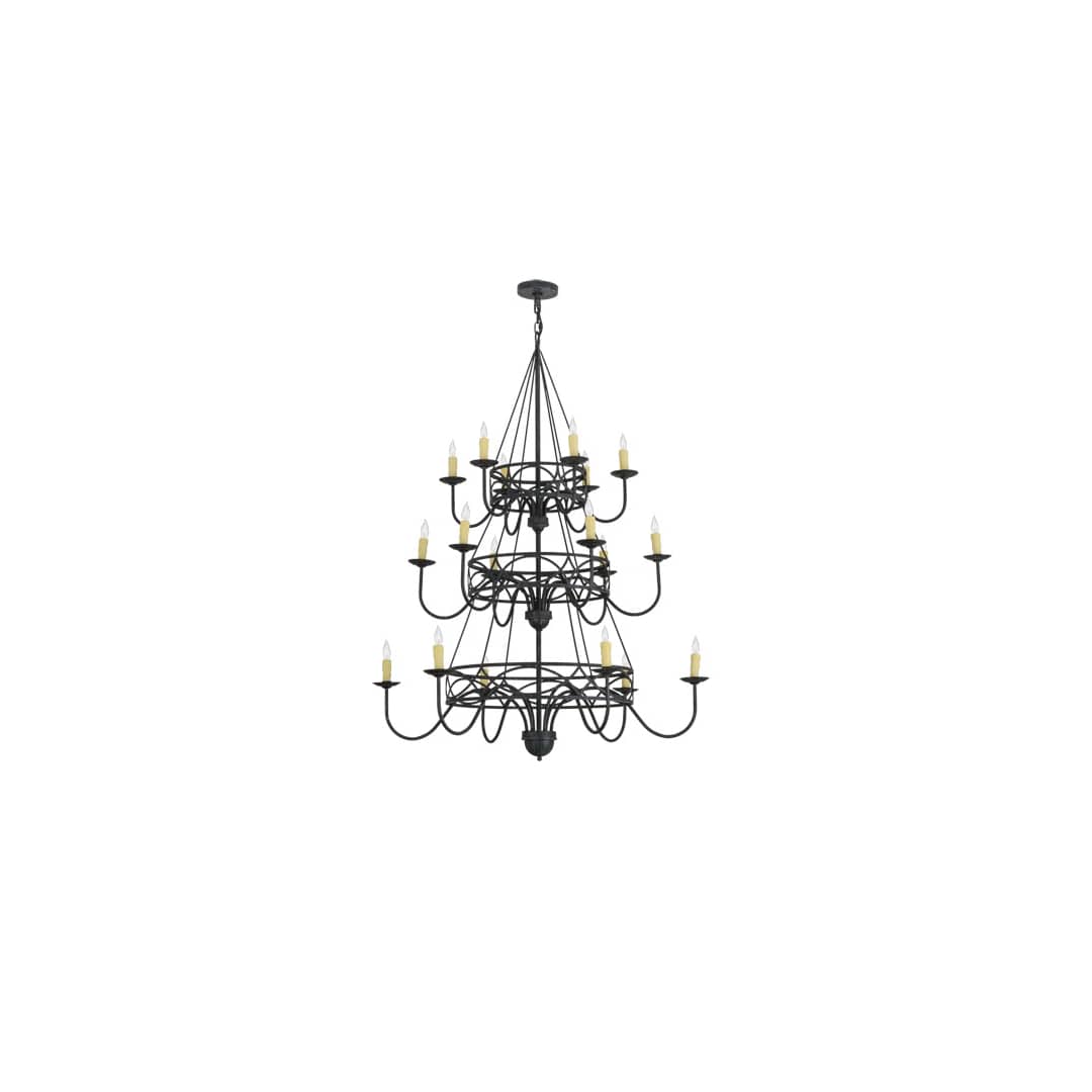 Polonella 18 Light 48" Wide Taper Candle Style Chandelier