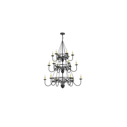 Polonella 18 Light 48" Wide Taper Candle Style Chandelier