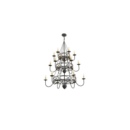 Polonella 18 Light 48" Wide Taper Candle Style Chandelier