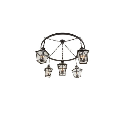 Coach 15 Light 68" Wide Lantern Chandelier