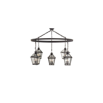 Coach 15 Light 68" Wide Lantern Chandelier