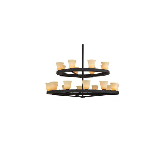 Loxley Piedmont 20 Light 72" Wide Ring Chandelier