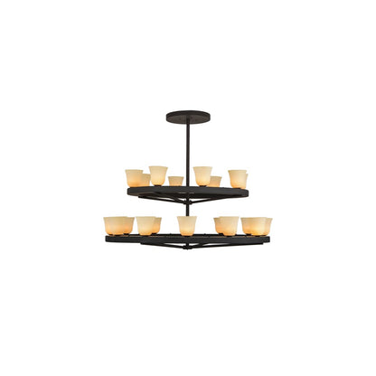 Loxley Piedmont 20 Light 72" Wide Ring Chandelier