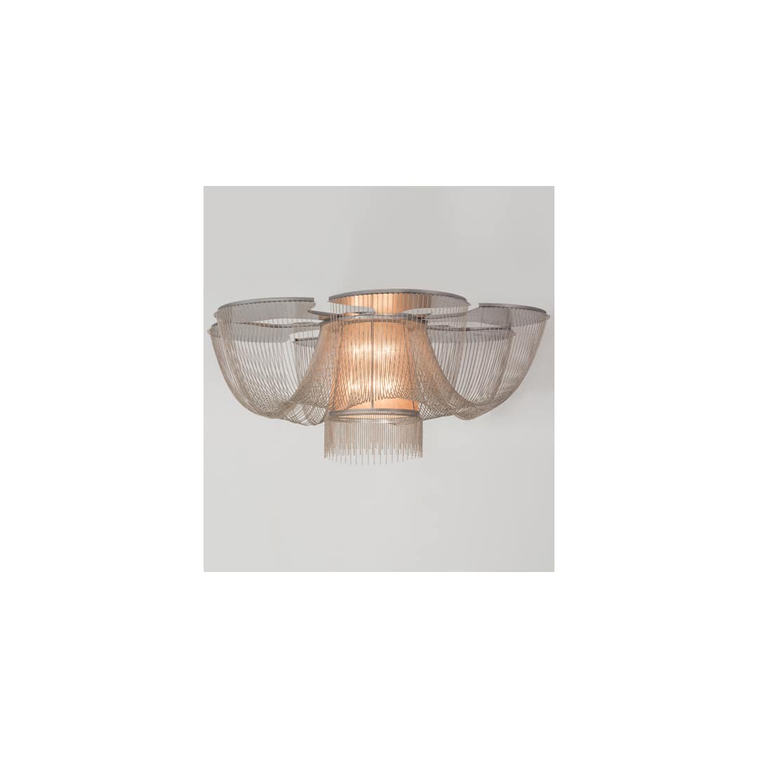 Niagara 8 Light 60" Wide Flush Mount Waterfall Ceiling Fixture
