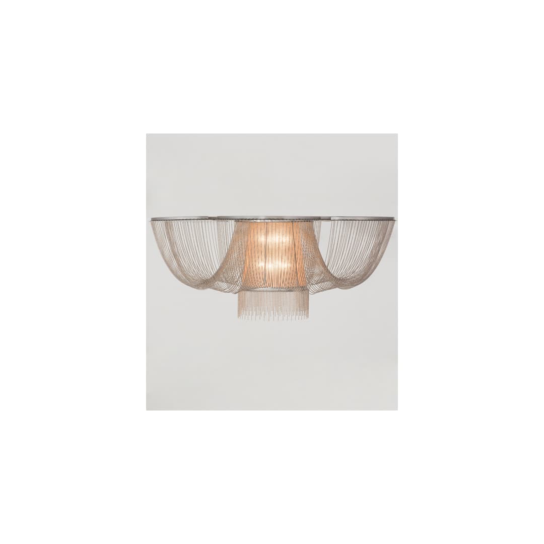 Niagara 8 Light 60" Wide Flush Mount Waterfall Ceiling Fixture