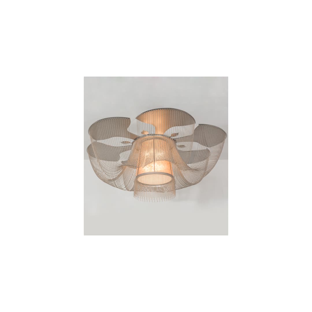Niagara 8 Light 60" Wide Flush Mount Waterfall Ceiling Fixture