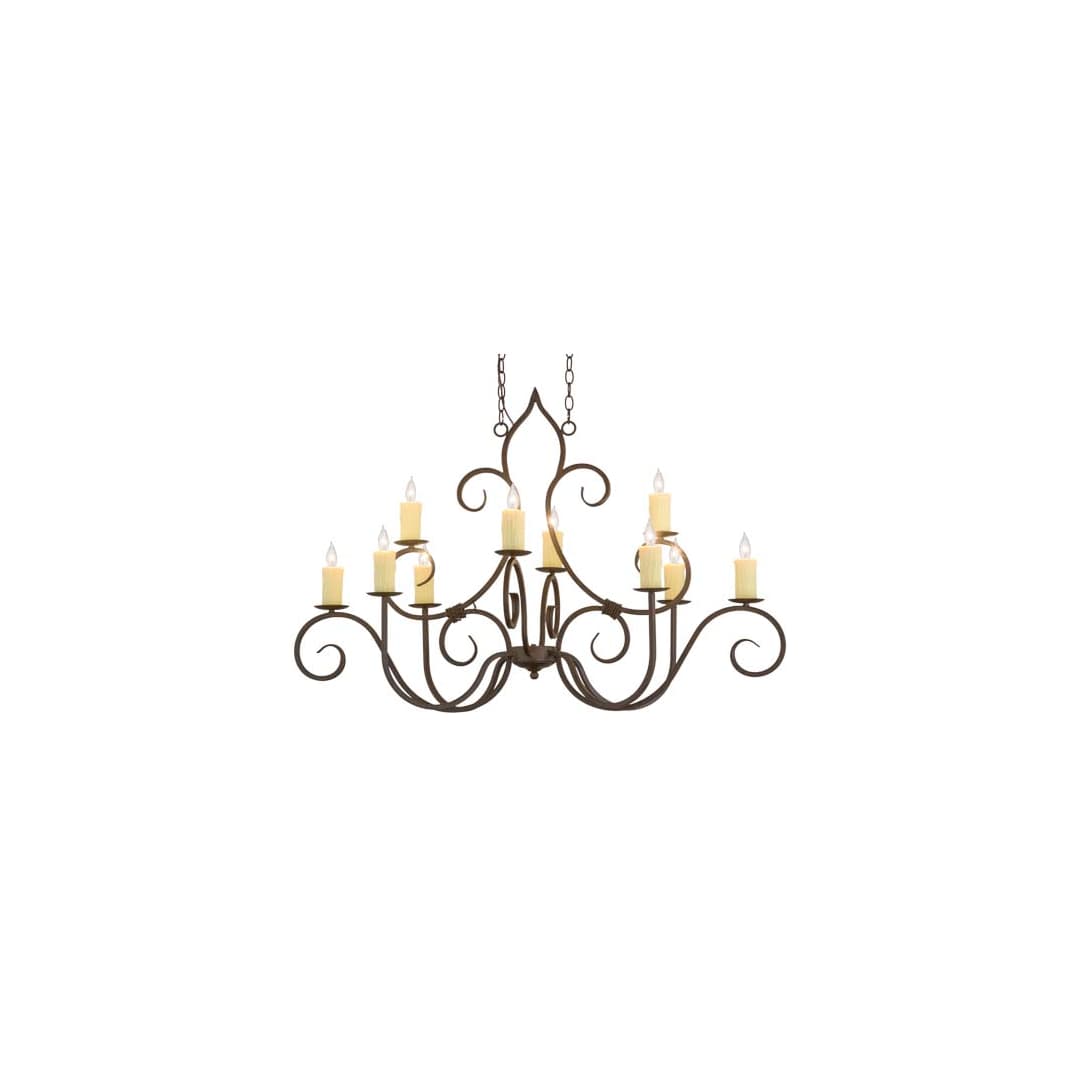 Clifton 10 Light 28" Wide Taper Candle Style Chandelier
